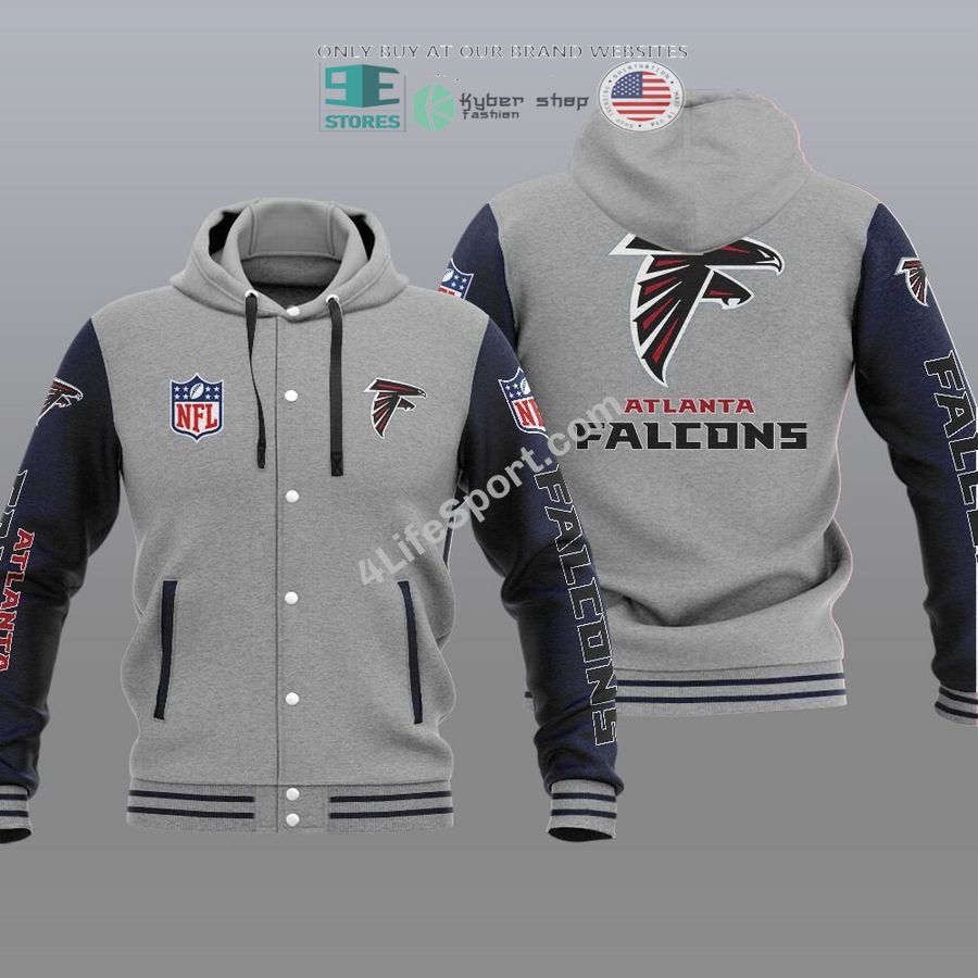 atlanta falcons baseball hoodie jacket 2 51666