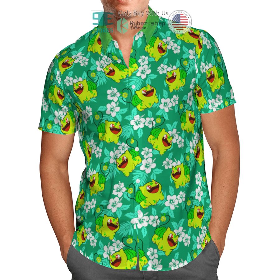 balbasaur tropical hawaiian shirt shorts 2 8262