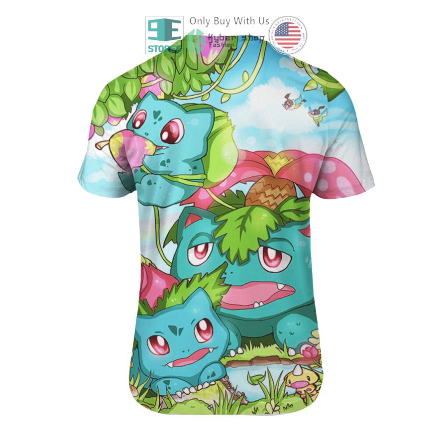 bulbasaur family 3d t shirt 2 10473