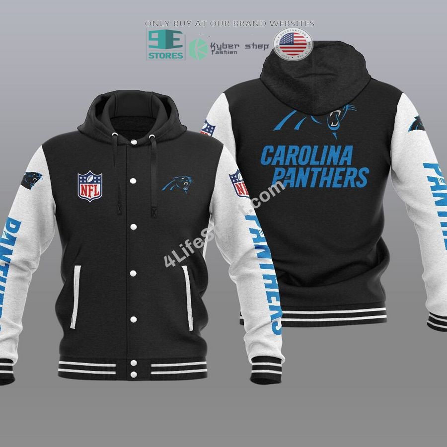 carolina panthers baseball hoodie jacket 2 8510