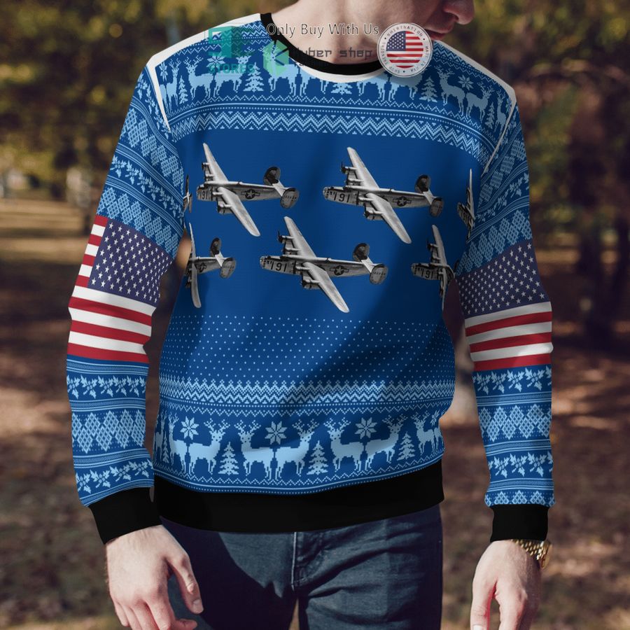 consolidated b 24 liberator christmas sweater sweatshirt 4 83290
