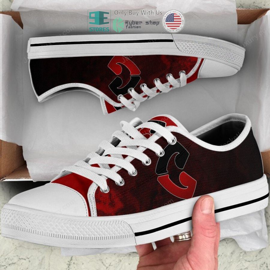 crusaders super rugby canvas low top shoes 1 3978
