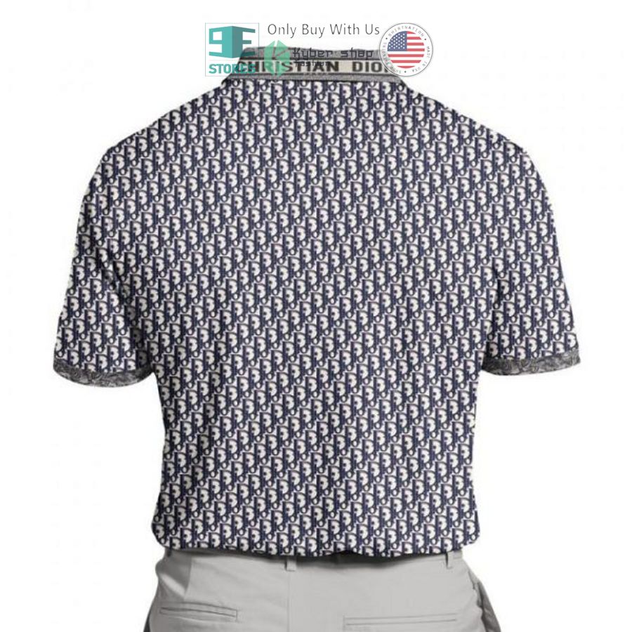 dior pattern polo shirt 2 65405