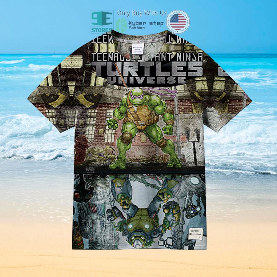 donatello teenage mutant ninja turtles hawaiian shirt 2 3938