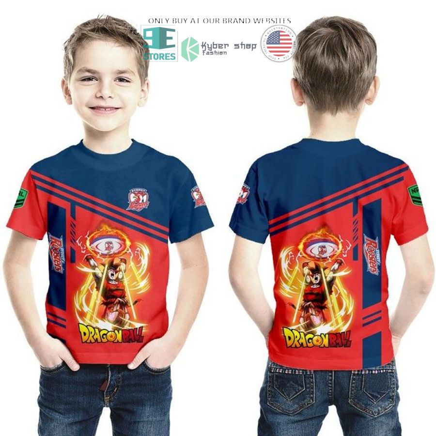 dragon ball son goku sydney roosters 3d shirt hoodie 1 27512