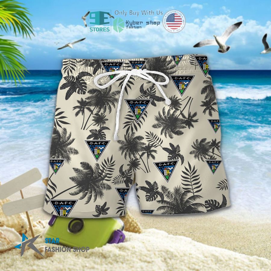 dunfermline athletic f c logo palm tree hawaiian shirt shorts 2 24267