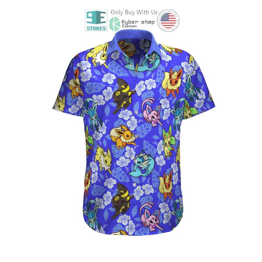 eevee tropical hawaiian shirt shorts 1 55710