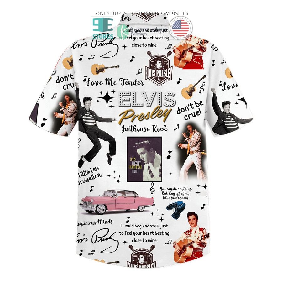 elvis presley songs white hawaiian shirt 2 87800