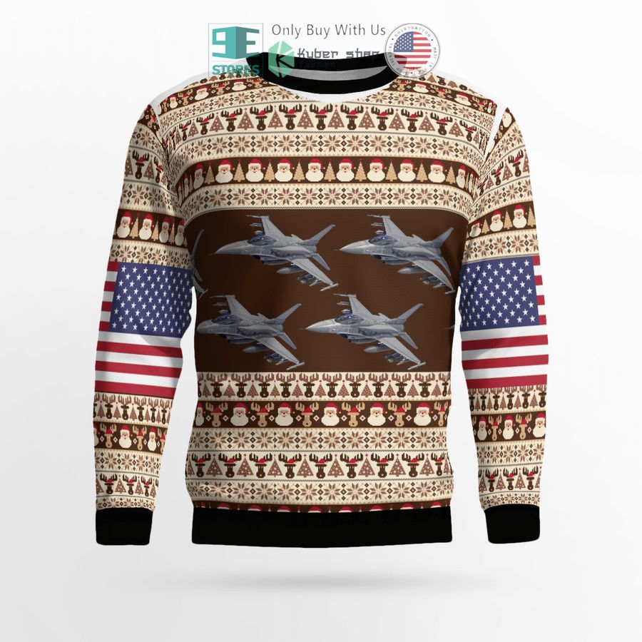 f 16 fighting falcon christmas sweater sweatshirt 2 2311