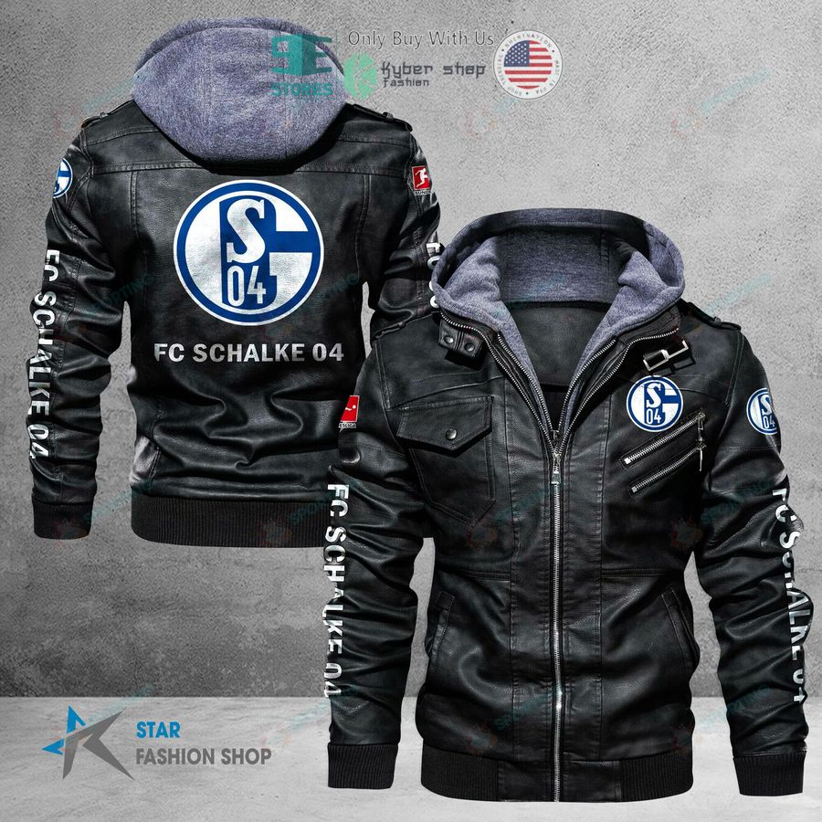 fc schalke 04 leather jacket 1 21305