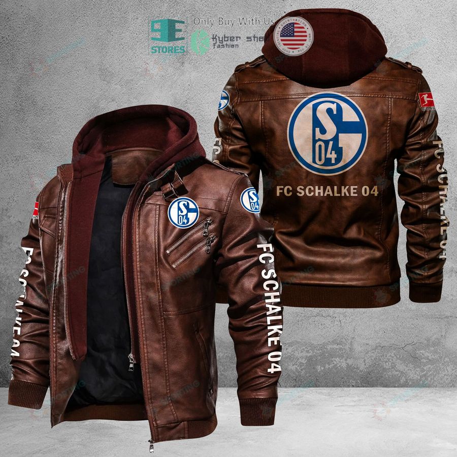 fc schalke 04 leather jacket 2 26759