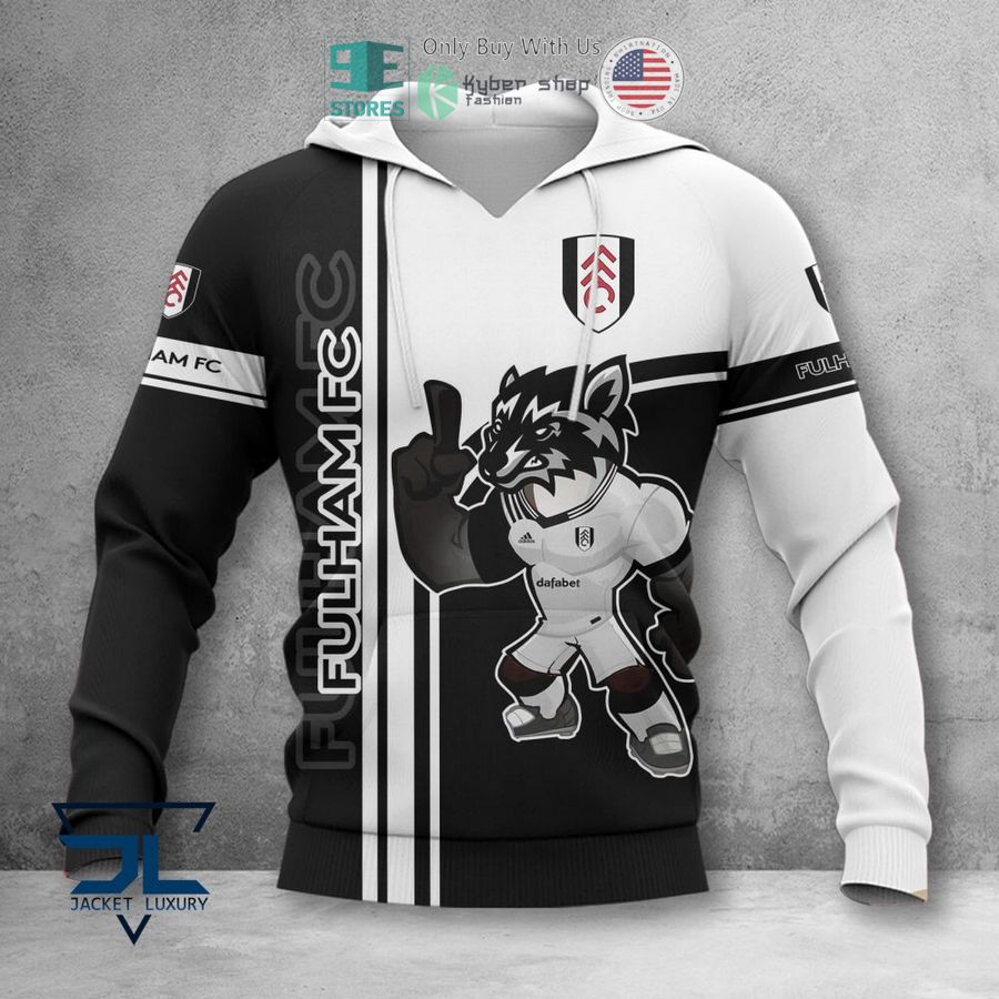 fulham fc mascot 3d polo shirt hoodie 2 70171