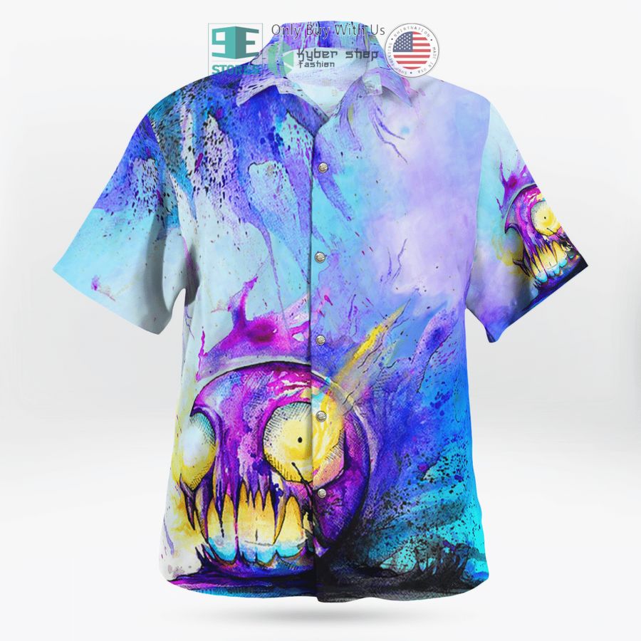 gastly halloween hawaiian shirt 2 49451