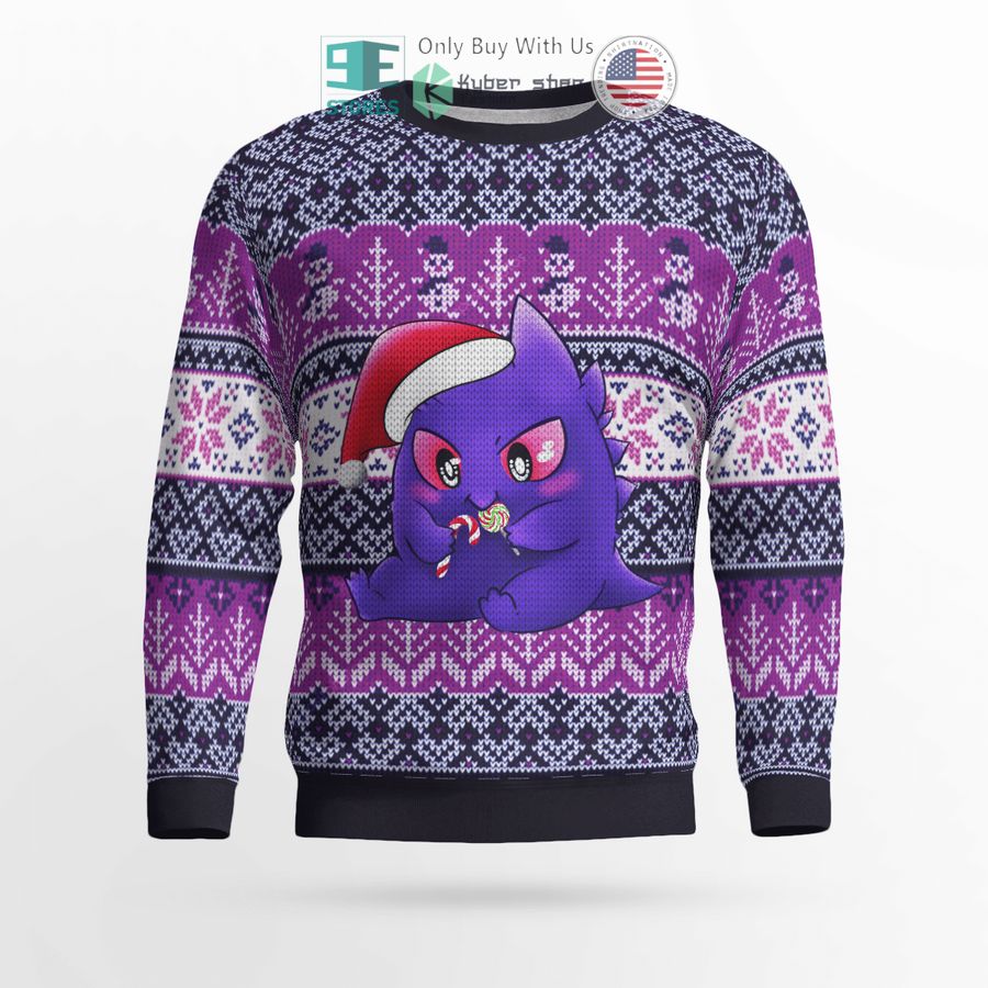gengar christmas sweatshirt sweater 2 49435