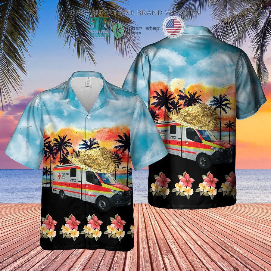 german ambulance drk hawaiian shirt 2 89333