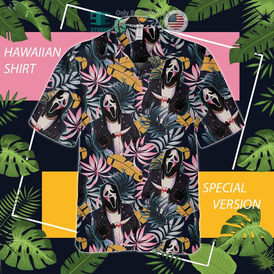 ghostface tropcial hawaiian shirt 1 14241