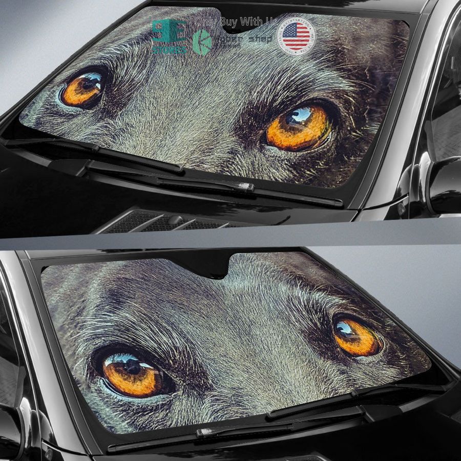 greyhound dog eyes car sun shade 2 63991
