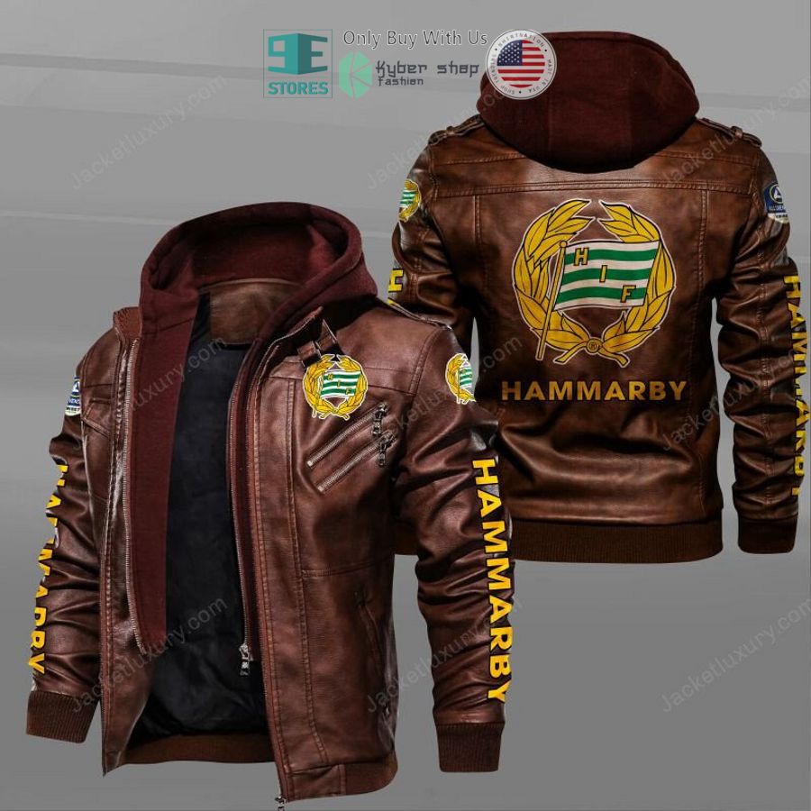 hammarby fotboll leather jacket 2 46663