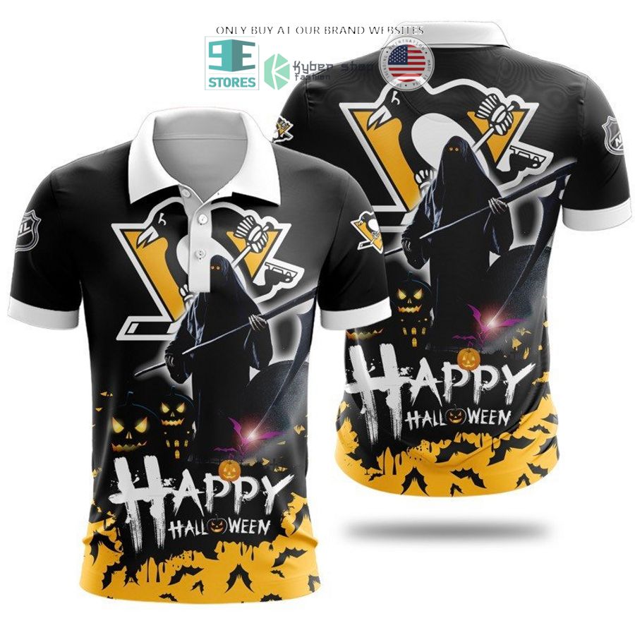 happy halloween grim reaper pittsburgh penguins 3d shirt hoodie 1 67248