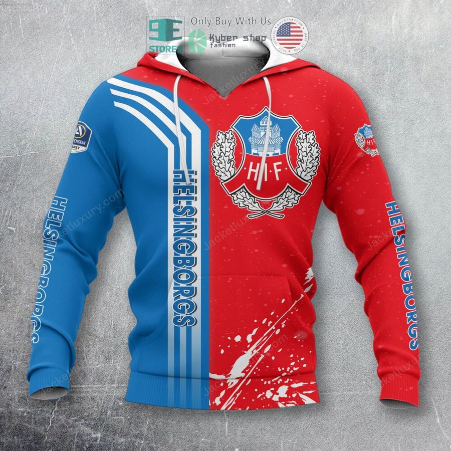 helsingborgs if logo blue red polo shirt hoodie 2 73244