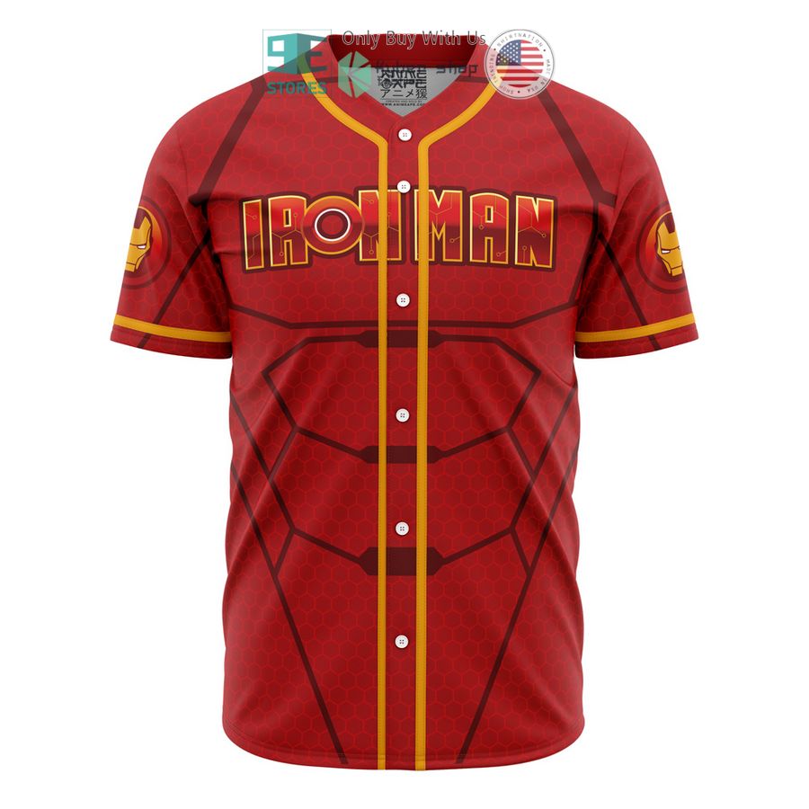 ironman marvel baseball jersey 2 12906