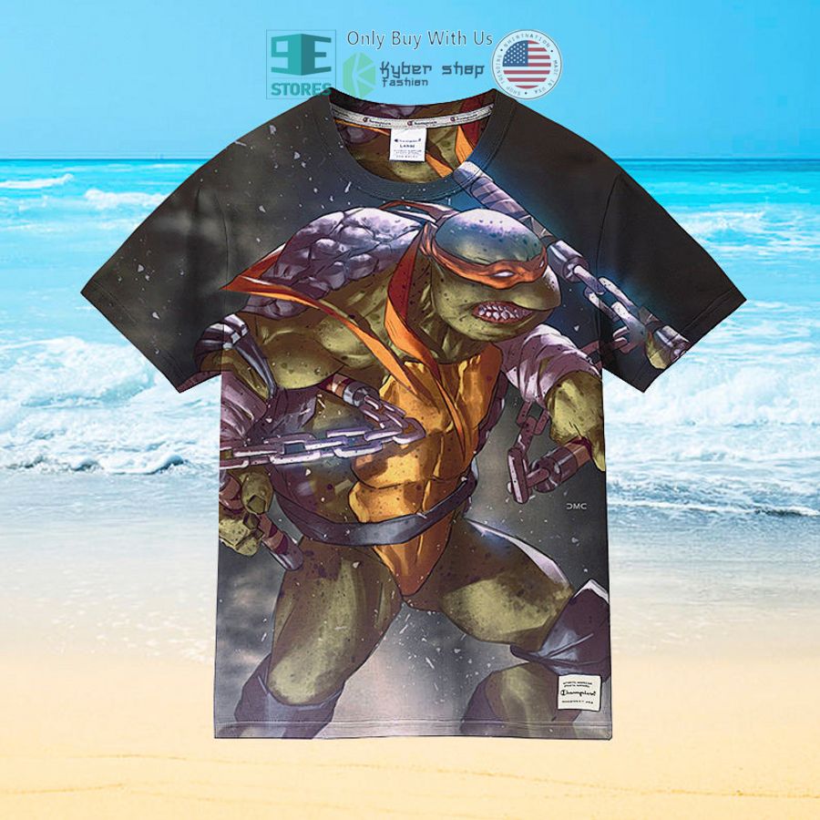 michelangelo teenage mutant ninja turtles hawaiian shirt 2 87734