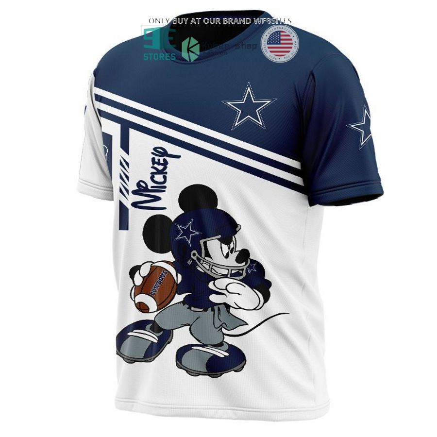 nfl dallas cowboys mickey mouse blue white shirt hoodie 2 72903