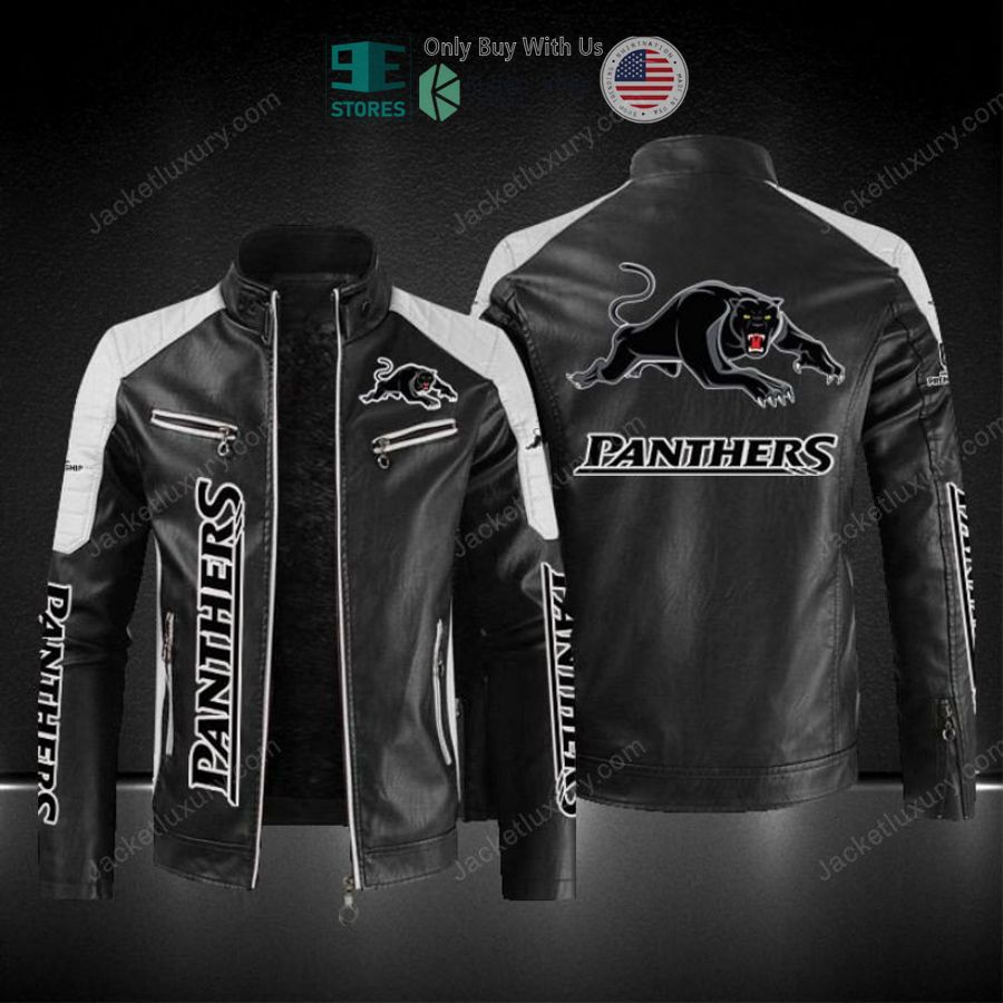 penrith panthers block leather jacket 1 3270