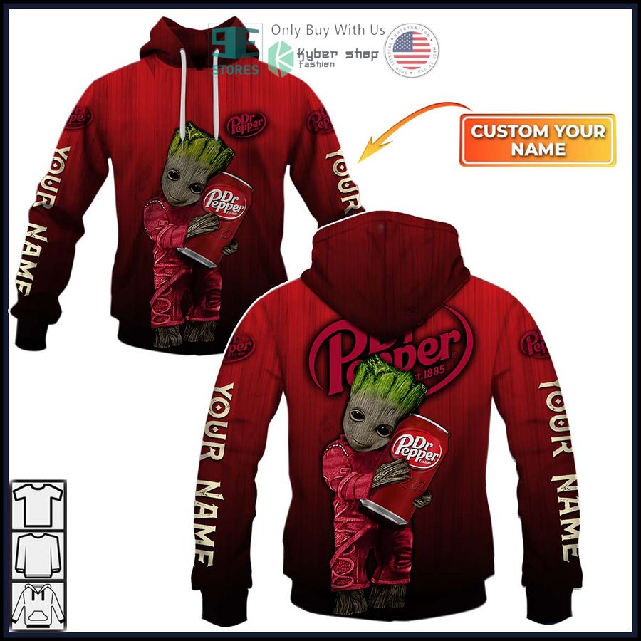 personalized dr pepper groot 3d shirt hoodie 1 79517