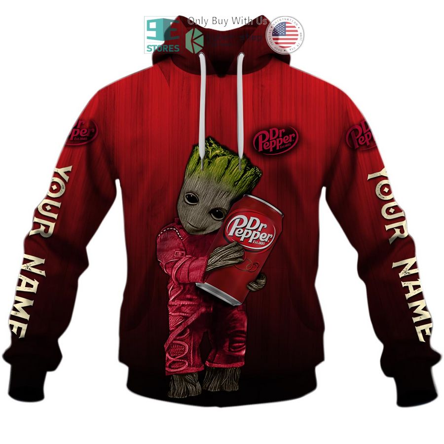 personalized dr pepper groot 3d shirt hoodie 2 76220