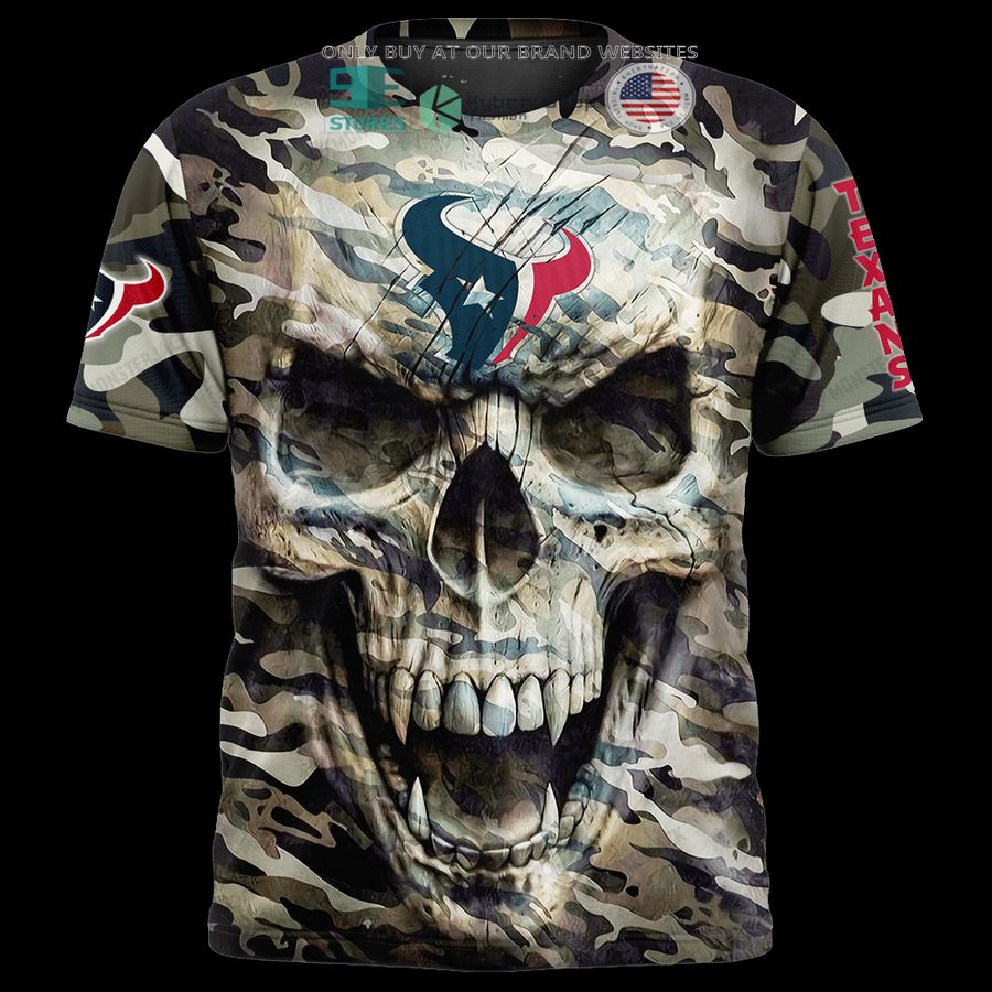 personalized houston texans skull camo 3d shirt hoodie 2 17534