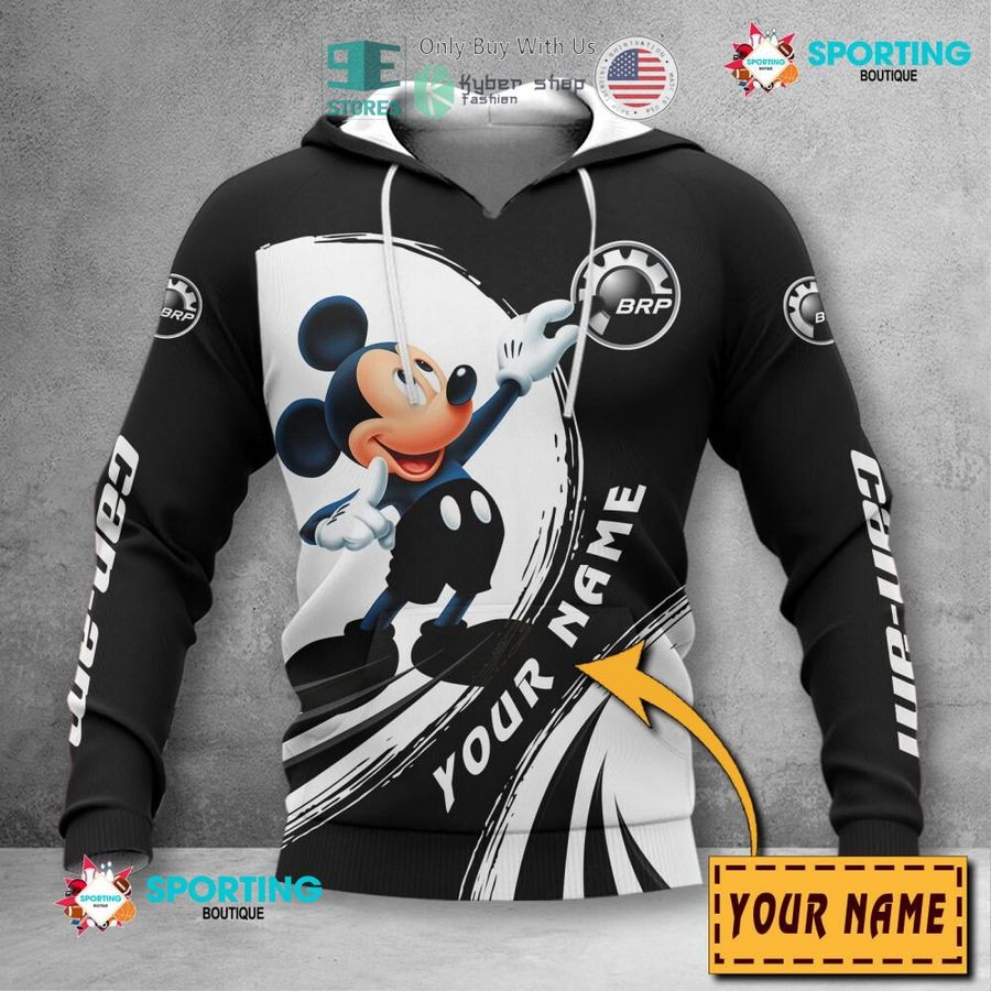 personalized mickey mouse brp can am 3d shirt hoodie 2 12850