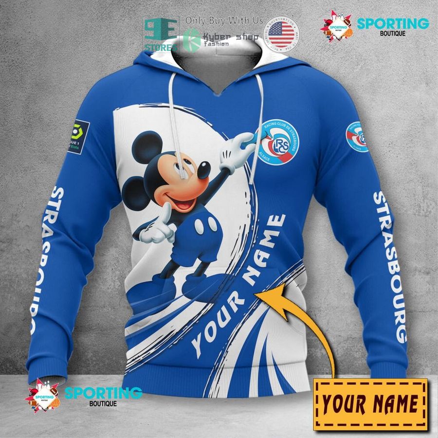 personalized mickey mouse rc strasbourg alsace 3d shirt hoodie 2 29383