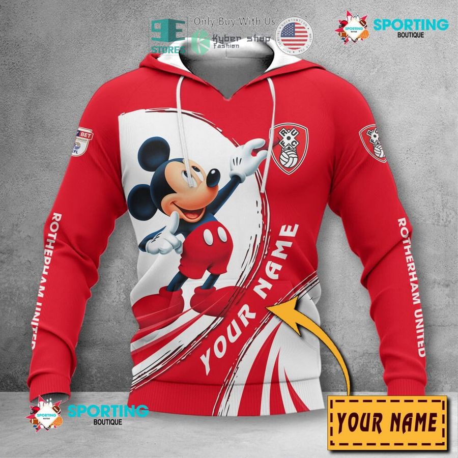 personalized mickey mouse rotherham united 3d shirt hoodie 2 58586