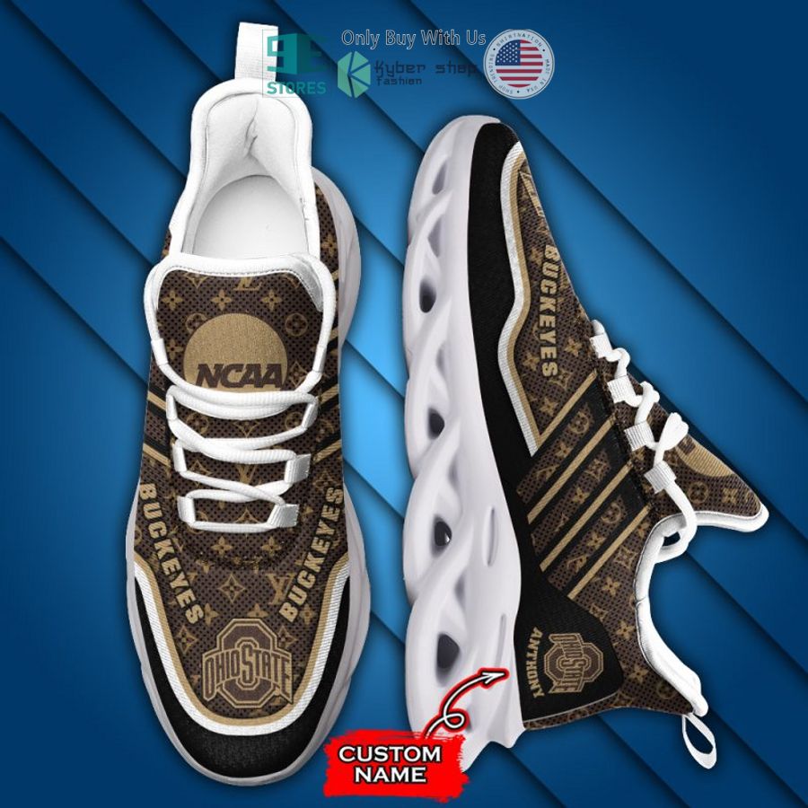 personalized ncaa ohio state buckeyes louis vuitton max soul shoes 2 59931