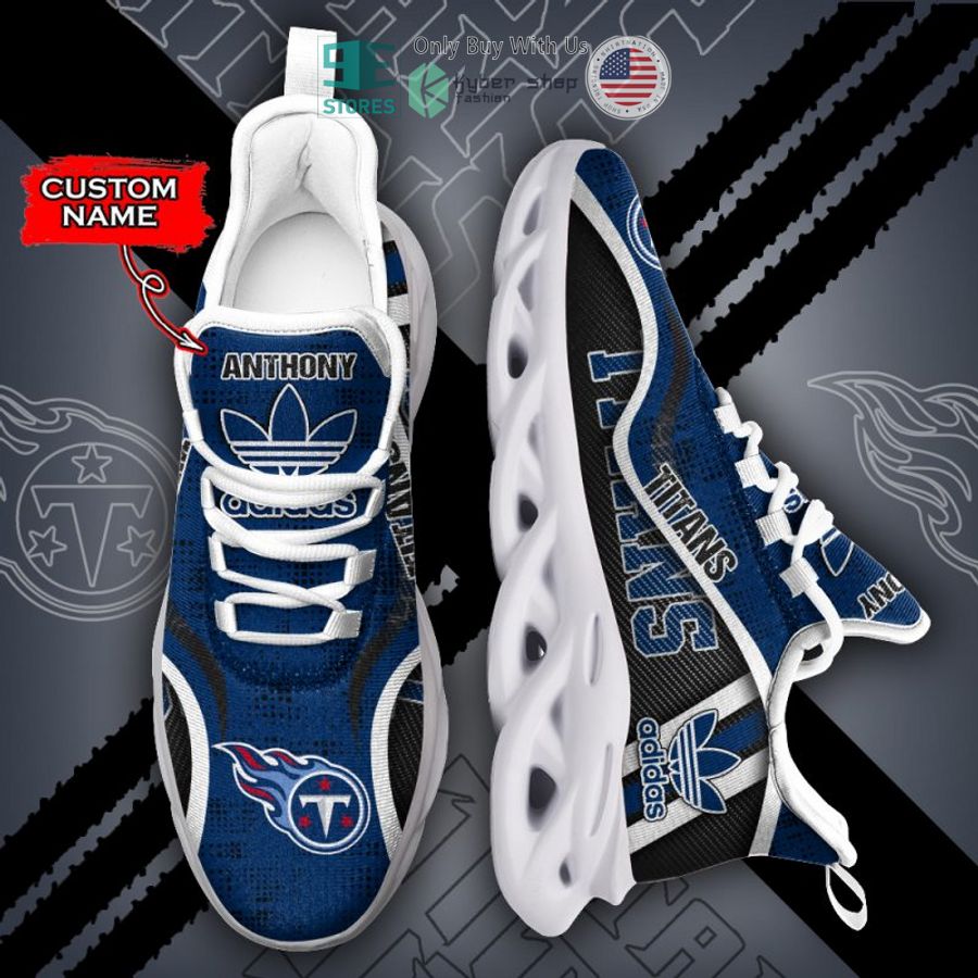 personalized nfl adidas tennessee titans max soul shoes 2 35373