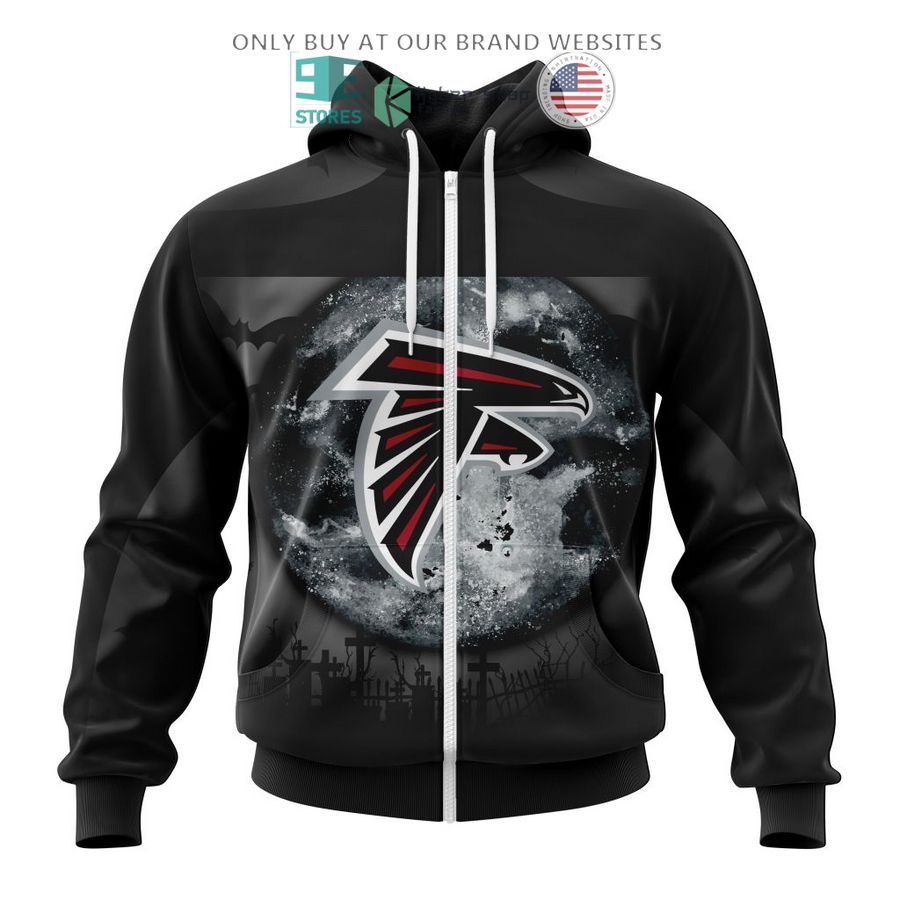 personalized nfl atlanta falcons halloween moon 3d shirt hoodie 2 54843