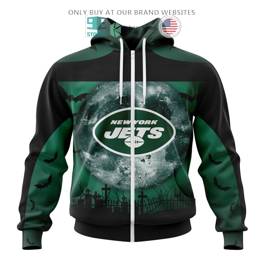 personalized nfl new york jets halloween moon 3d shirt hoodie 2 7499