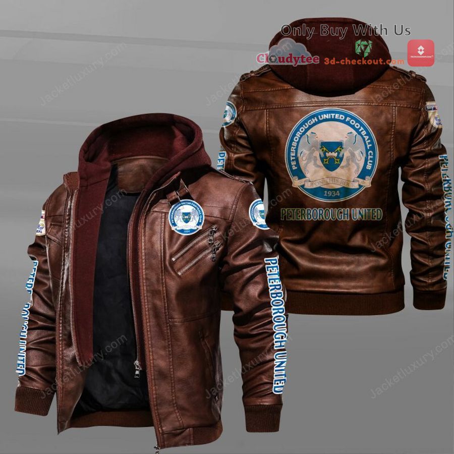 peterborough united f c leather jacket 2 82863