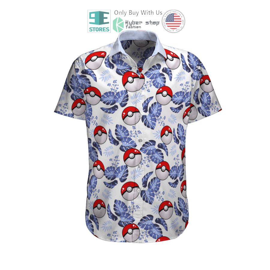 pokemon ball tropical hawaiian shirt shorts 1 9855