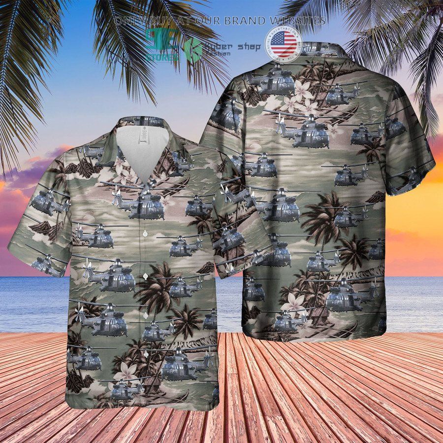 raf the puma hc mk2 hawaiian shirt shorts 1 1686