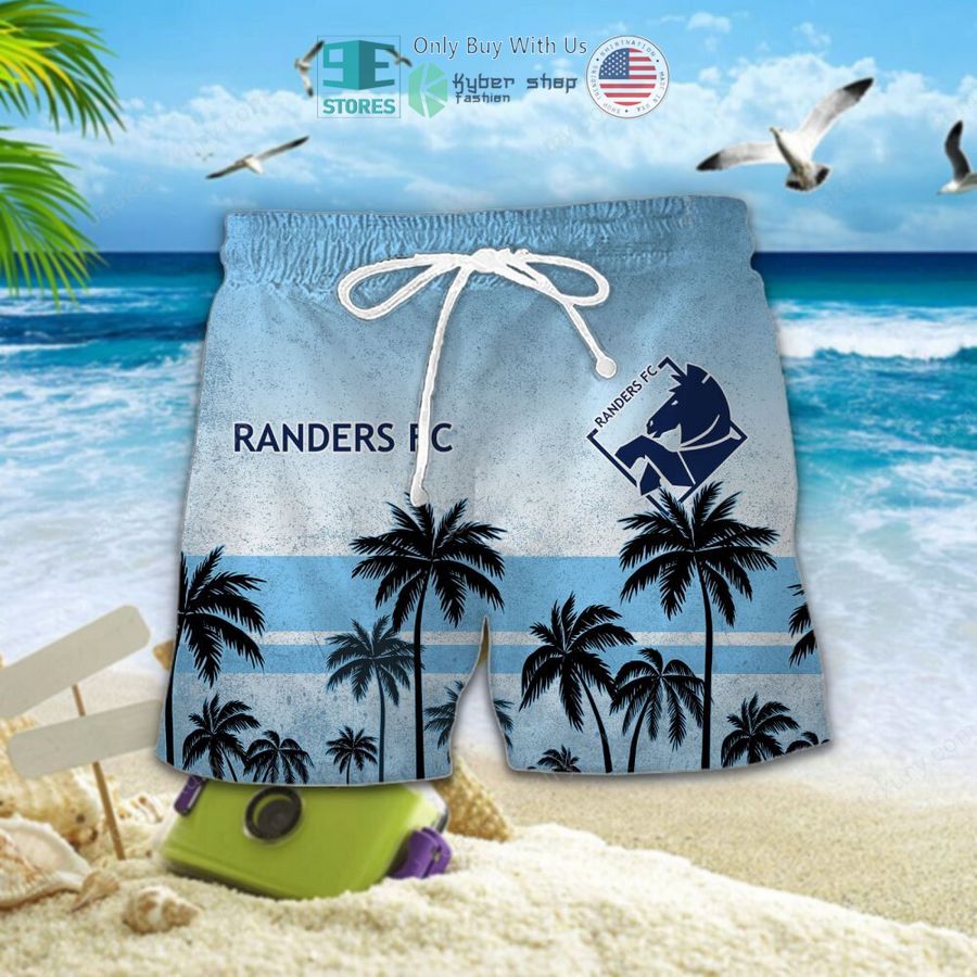 randers fc palm tree hawaiian shirt shorts 2 63410