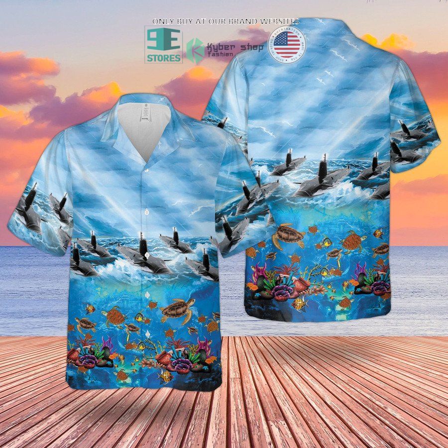 rn vanguard class ballistic missile submarine ocean hawaiian shirt shorts 2 68751