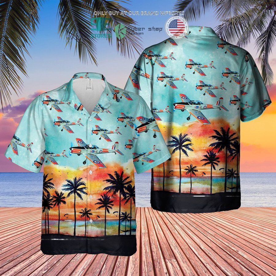 royal air force dhc 1 chipmunk hawaiian shirt shorts 2 27892