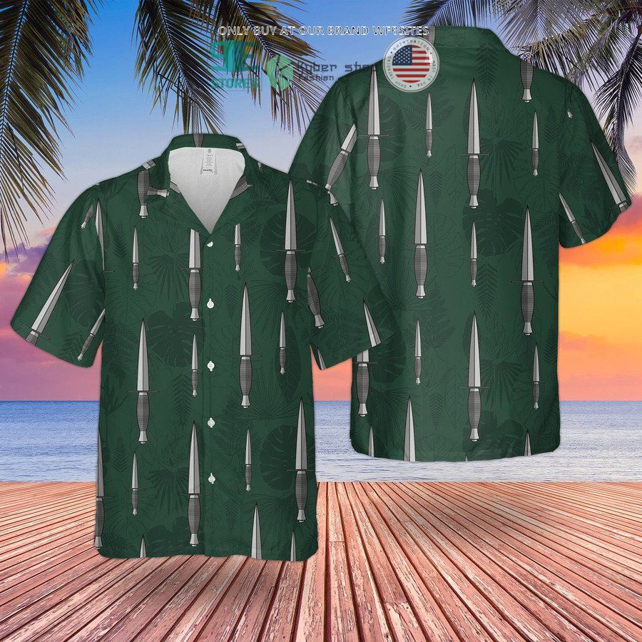royal marines commando dagger hawaiian shirt shorts 2 6355