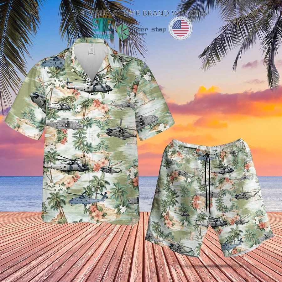 royal navy merlin mk2 hawaiian shirt shorts 1 58455