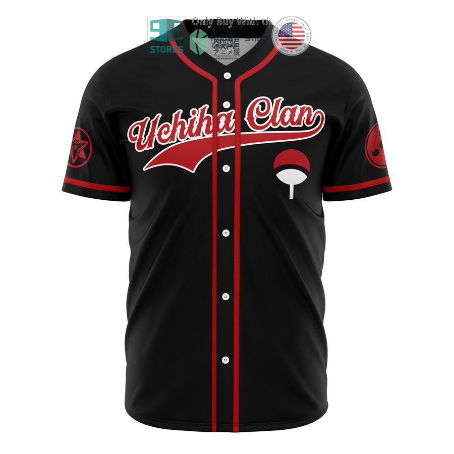 sasuke uchiha clan naruto baseball jersey 2 79055