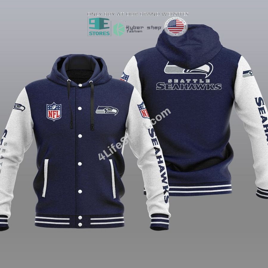 seattle seahawks baseball hoodie jacket 1 47728