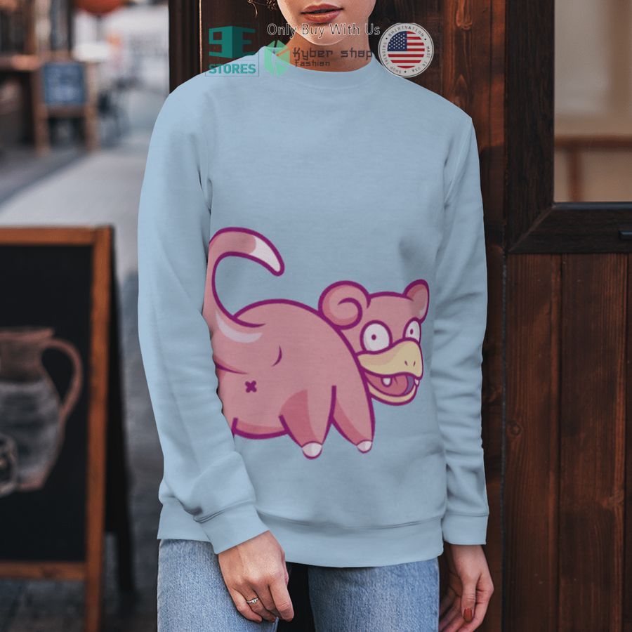 slowpoke blue pastel sweatshirt sweater 2 3720