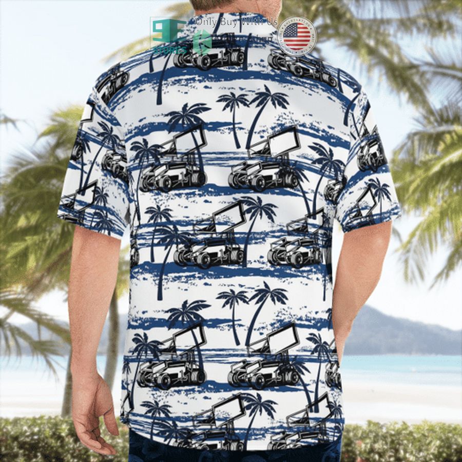 sprint car palm tree hawaiian shirt shorts 2 76736